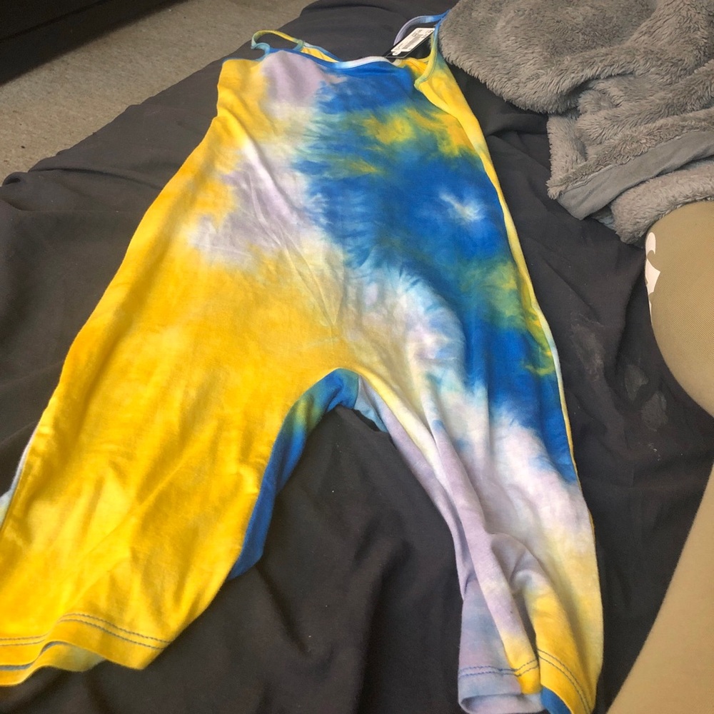 One piece tie dye outfit wore once